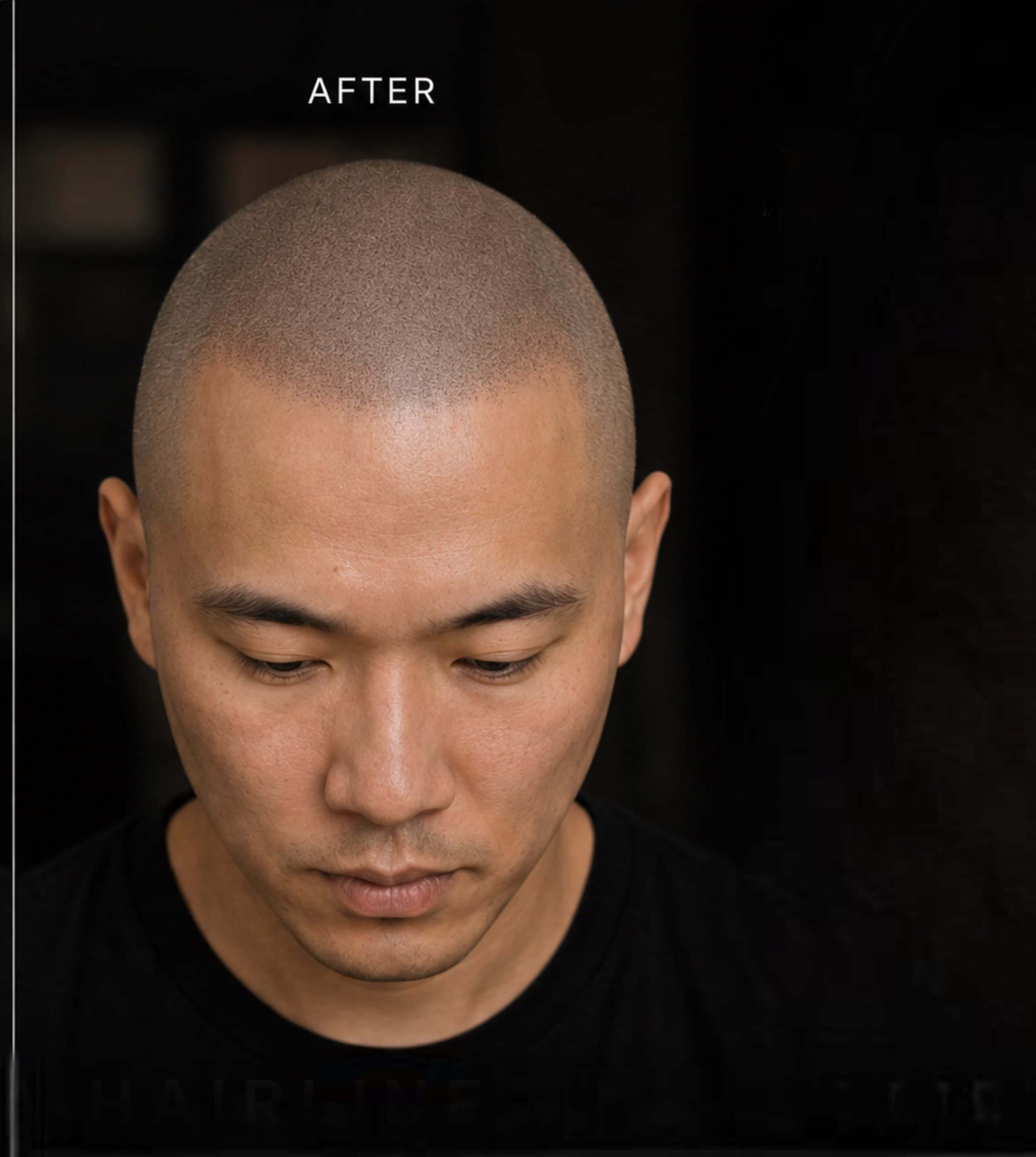 Thinning Hair · Crown — scalp micropigmentation result